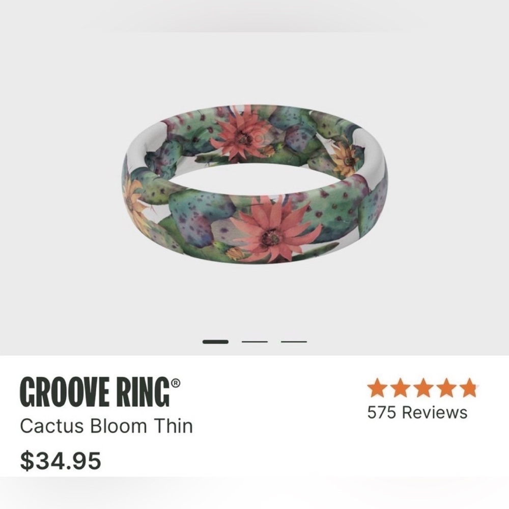Groove Ring Cactus Bloom - NEW